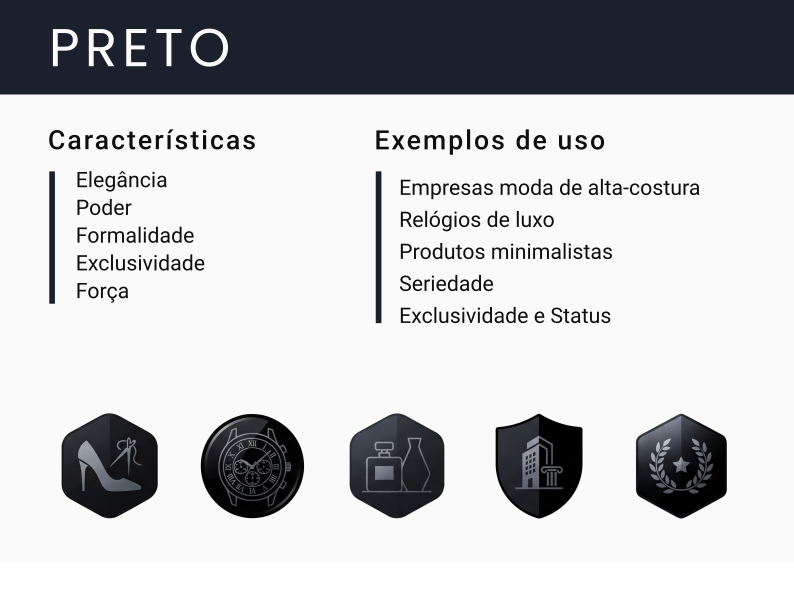 Tons de preto elegantes